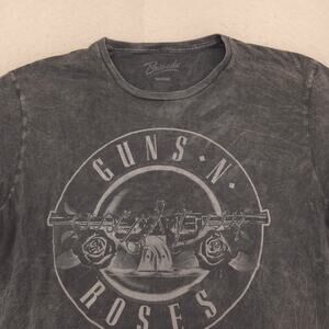 Guns N Roses Short Sleeve Graphic Band T Shirt Adult Mens Size Large L Gray